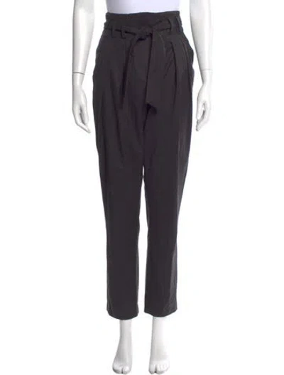 Pre-owned Iro Straight Leg Pants In Gray