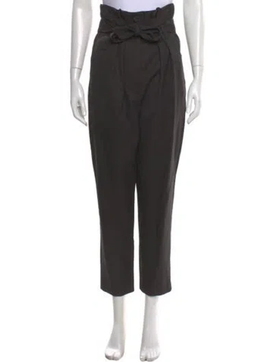 Pre-owned Iro Straight Leg Pants In Gray