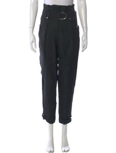 Pre-owned Iro Straight Leg Pants In Gray