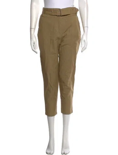 Pre-owned Iro Straight Leg Pants In Green