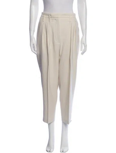 Pre-owned Iro Straight Leg Pants In Neutral