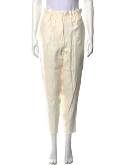 Pre-owned Iro Straight Leg Pants In Neutral