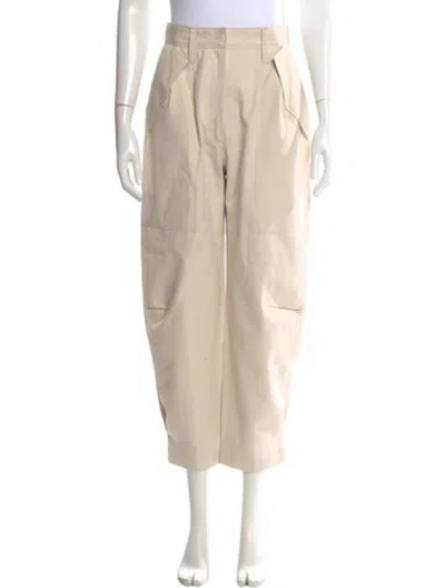 Pre-owned Iro Straight Leg Pants In Neutral