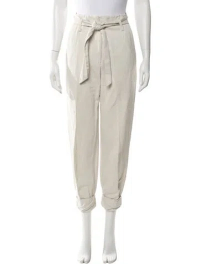 Pre-owned Iro Straight Leg Pants In Neutral