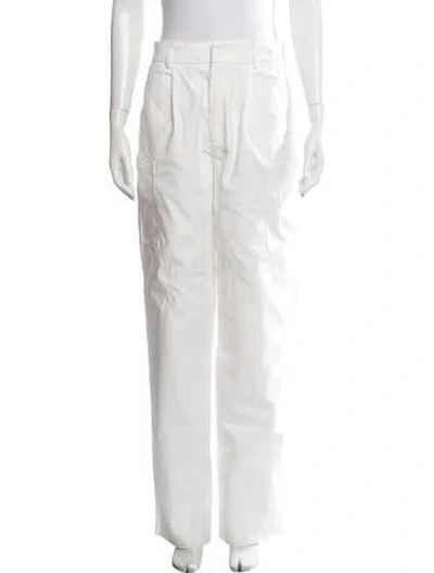 Pre-owned Iro Straight Leg Pants In Neutral
