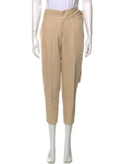 Pre-owned Iro Straight Leg Pants In Neutrals