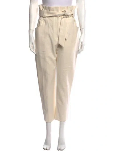 Pre-owned Iro Straight Leg Pants In Neutrals