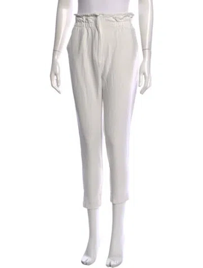 Pre-owned Iro Straight Leg Pants In Neutrals/white