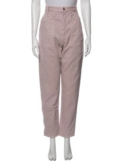 Pre-owned Iro Straight Leg Pants In Purple