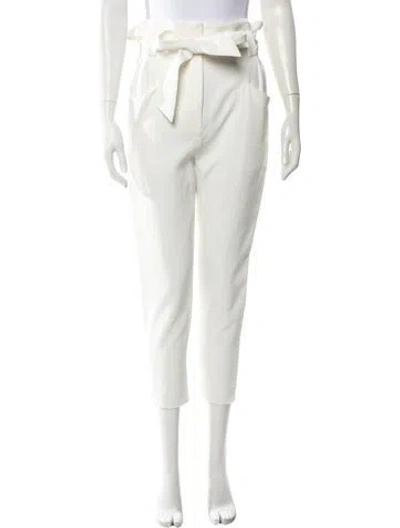Pre-owned Iro Straight Leg Pants In White