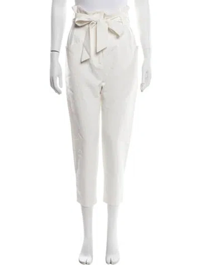 Pre-owned Iro Straight Leg Pants In White