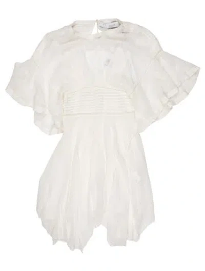 Pre-owned Iro Strapless Knee-length Dress In White