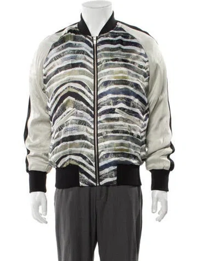 Pre-owned Iro Striped Bomber Jacket In Neutral