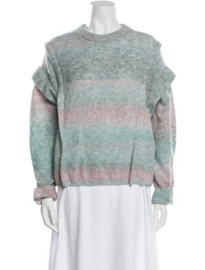 Pre-owned Iro Striped Crew Neck Sweater In Blue