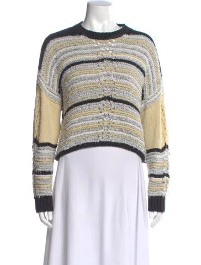 Pre-owned Iro Striped Crew Neck Sweater In Multi
