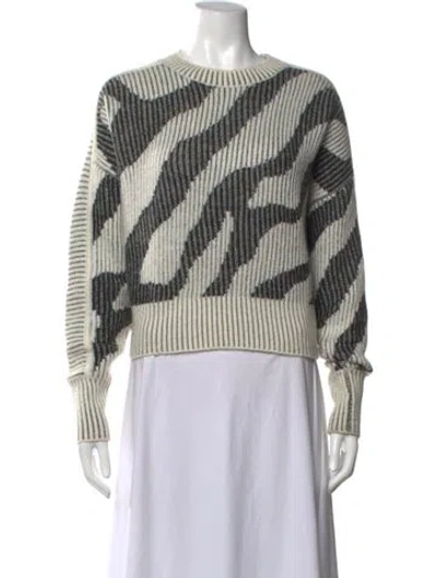 Pre-owned Iro Striped Crew Neck Sweater In Multicolor