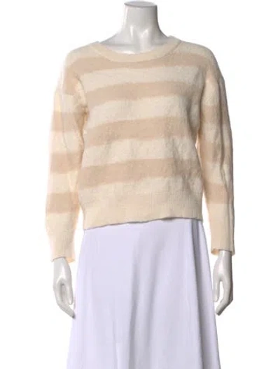 Pre-owned Iro Striped Crew Neck Sweater In Neutral