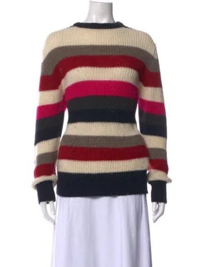Pre-owned Iro Striped Crew Neck Sweater In Neutrals
