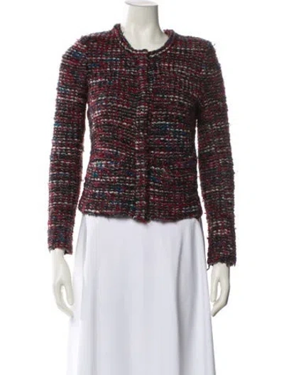 Pre-owned Iro Striped Crew Neck Sweater In Red