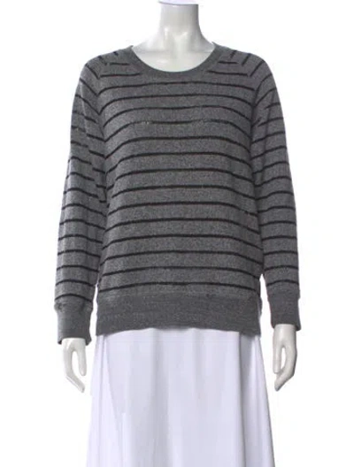 Pre-owned Iro Striped Crew Neck Sweatshirt In Multi