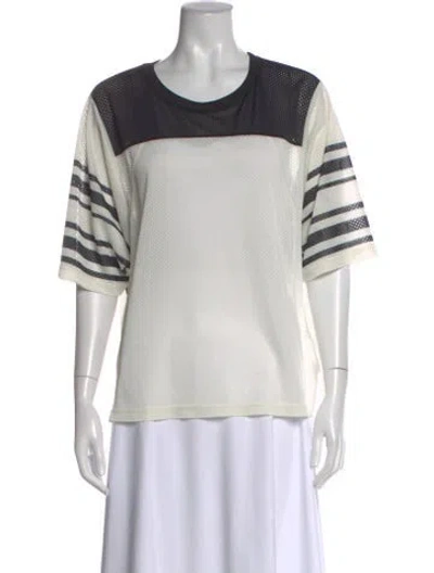 Pre-owned Iro Striped Crew Neck Top