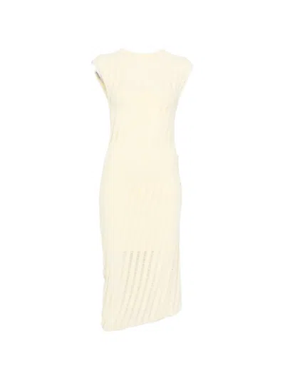 Iro Striped-effect Midi Dress In Pink