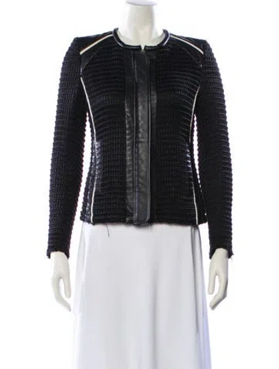 Pre-owned Iro Striped Evening Jacket In Black