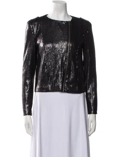 Pre-owned Iro Striped Evening Jacket In Black
