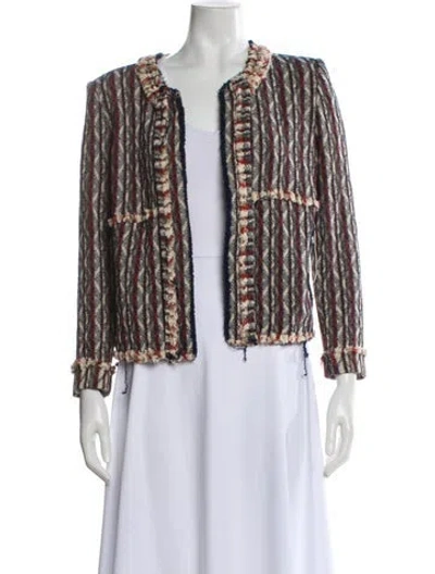 Pre-owned Iro Striped Evening Jacket In Neutral