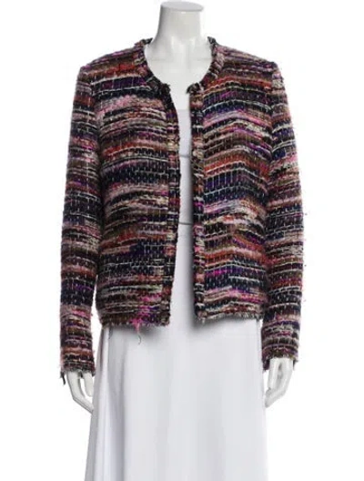 Pre-owned Iro Striped Evening Jacket In Purple