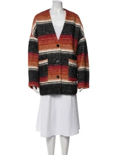 Pre-owned Iro Striped Jacket In Black