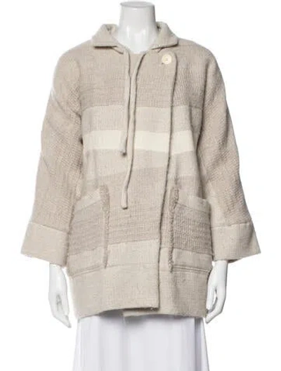 Pre-owned Iro Striped Jacket In Grey