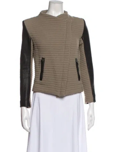 Pre-owned Iro Striped Jacket In Neutral