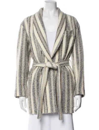 Pre-owned Iro Striped Jacket In Neutral