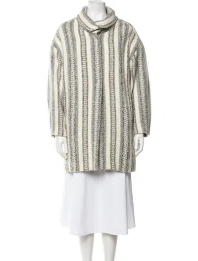 Pre-owned Iro Striped Jacket In Neutrals