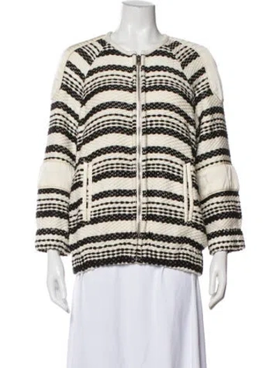 Pre-owned Iro Striped Jacket In Neutrals
