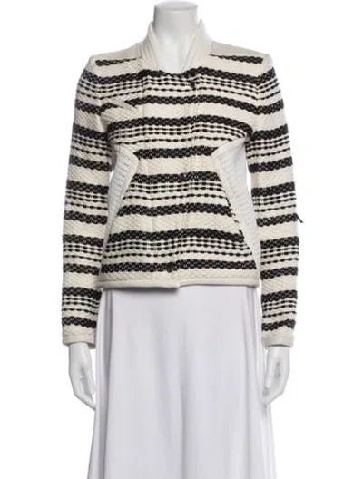 Pre-owned Iro Striped Jacket In Neutrals