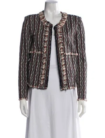 Pre-owned Iro Striped Jacket In Neutrals