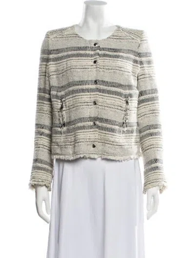 Pre-owned Iro Striped Jacket In White