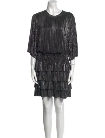 Pre-owned Iro Striped Mini Dress In Multi