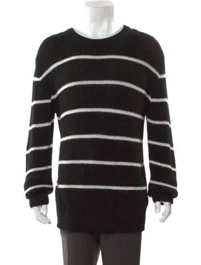 Pre-owned Iro Striped Scoop Neck Pullover W/ Tags In Black