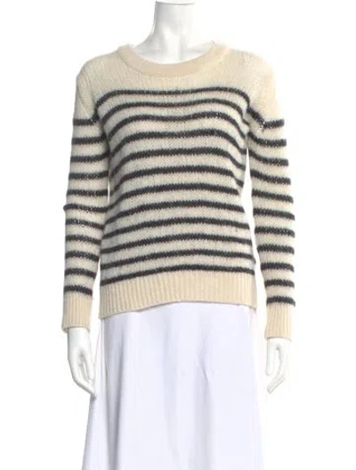 Pre-owned Iro Striped Scoop Neck Sweater