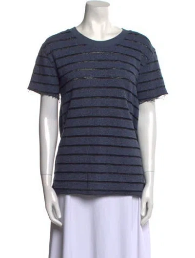 Pre-owned Iro Striped Scoop Neck T-shirt In Multi