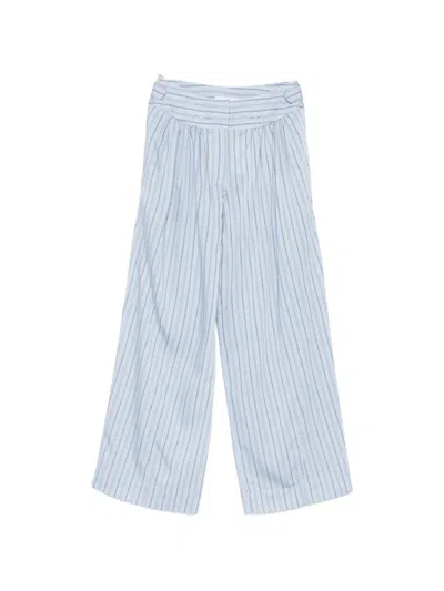 Iro Striped Trousers In Blue