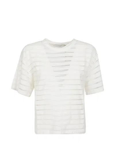 Iro Striped T-shirt In White