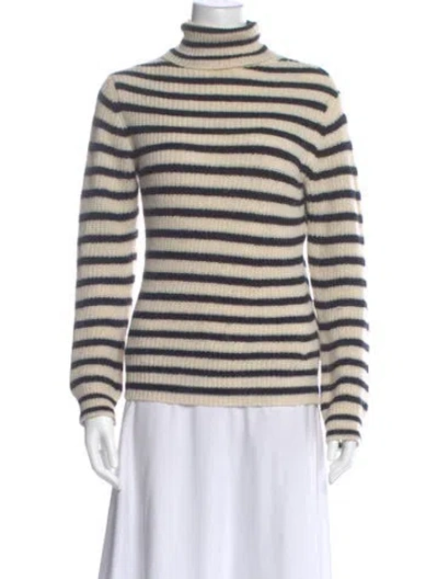 Pre-owned Iro Striped Turtleneck Sweater