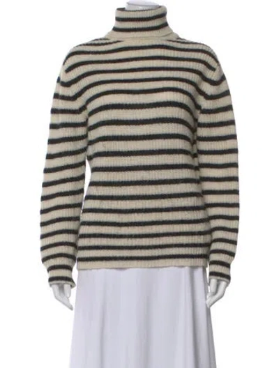 Pre-owned Iro Striped Turtleneck Sweater