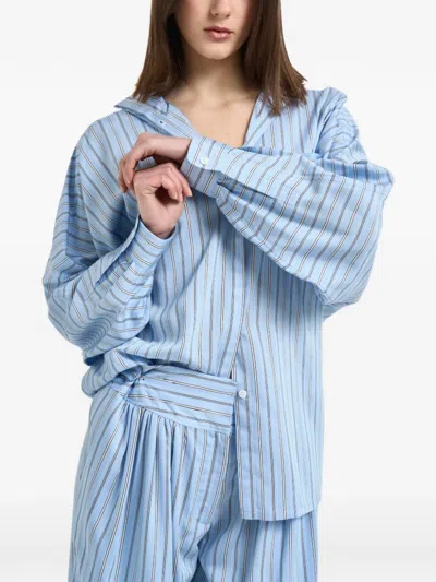 Iro Striped-pattern Shirt In Blue