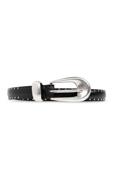 Iro Adjustable Waist Belt In Black