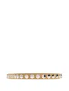 Iro Stud-embellished Leather Belt In Brown